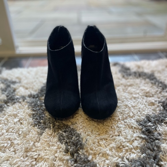 Michael Antonio Black Suede High Heel Booties – Gently Worn - Picture 4 of 6